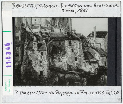 Vorschaubild Théodore Rousseau: Die Häuser von Mont-Saint-Michel 